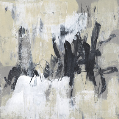 Neutral Exercise II by Jennifer Goldberger - Wrapped Canvas Painting