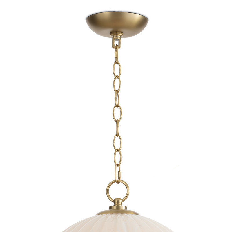 Luminaire suspendu en verre Dariel