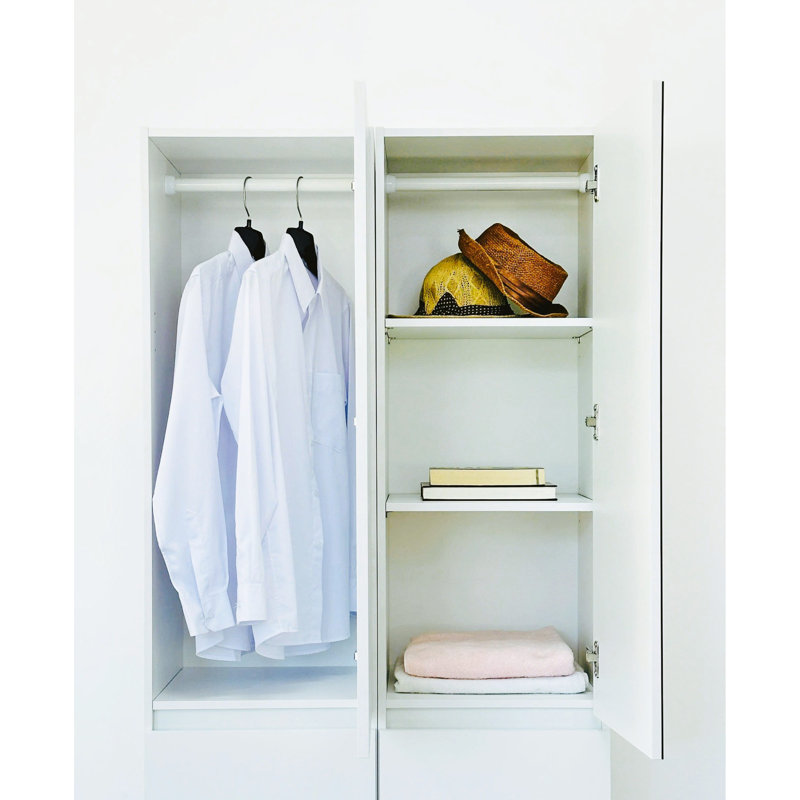 Armoire modulaire en bois avec tiroirs