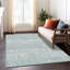 Tapis bleu sarcelle lavable à la machine intérieur / extérieur Xhevrie-925812731