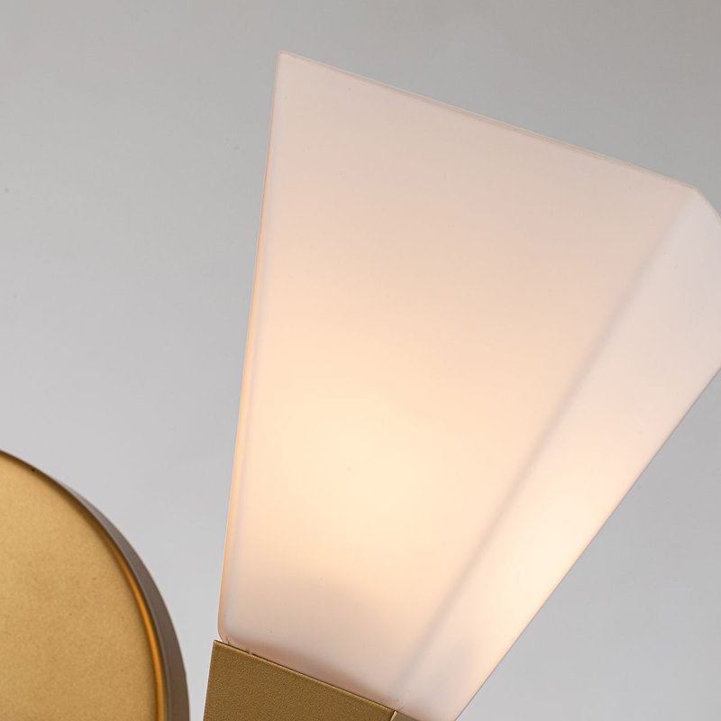 Bowtie 2 Light Vanity Light, Lacquered Gold