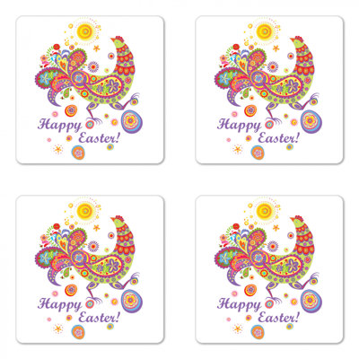 Square 4 Piece Coaster Set