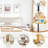 Freestanding Coat Rack, Heavy Duty 78-Inch Metal Coat Tree With 12 Hooks, Entryway Hat Jacket Umbrella Holder, Easy Assembly No Tools Required