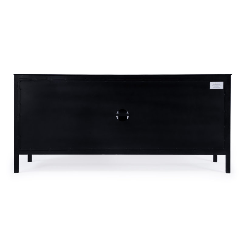 Hoxton Ribbed Glass Tv Stand