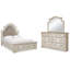 Commode et miroir Realyn-1060340182