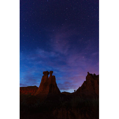 Starry Night by Uchar - No Frame Art Prints on Canvas