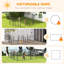 Panel Steel Pet Barrier With Door-93798969