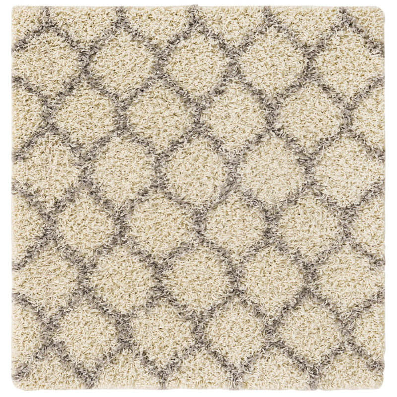 Geometric Indoor Rug, Square 5'3"