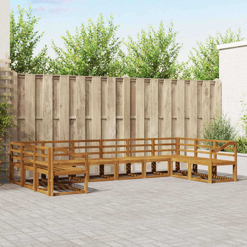 363cm Wide Patio Sectional Set
