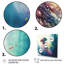 Denekia, méduse profonde colorée V - poisson, art mural-87344737-87344740