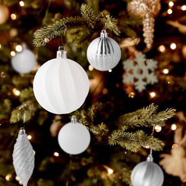 Christmas Hanging Ornament Iridescent Holiday Ceiling Decoration Xmas Tree Decor, Size: Large
