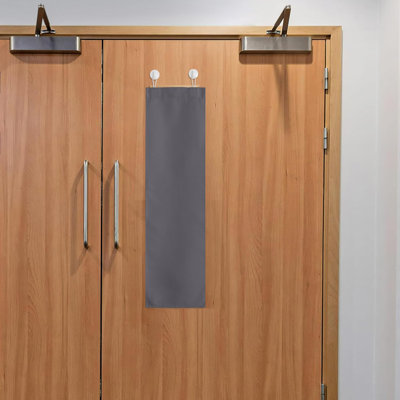  Rideaux occultant pour porte de classe, abat-jour pour petite fenêtre, store isolant avec crochets auto-adhésifs pour sous-sol de bureau, 1 panneau