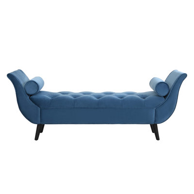 Upholstered Velvet Bench
