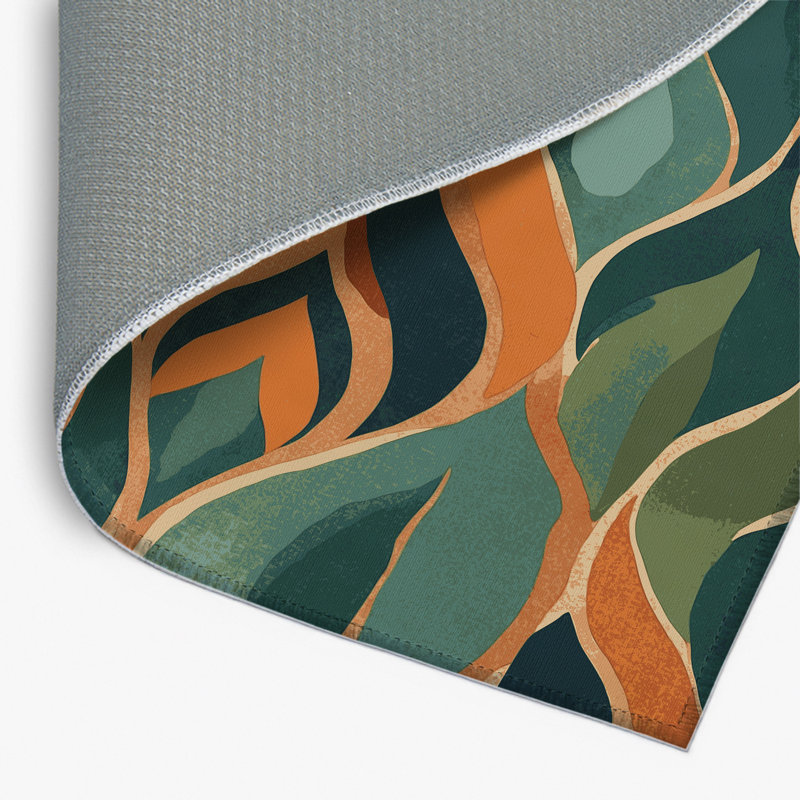 Forest Prime Mosaic Indoor And Outdoor Area Rug, Rectangle 8' x 10'
