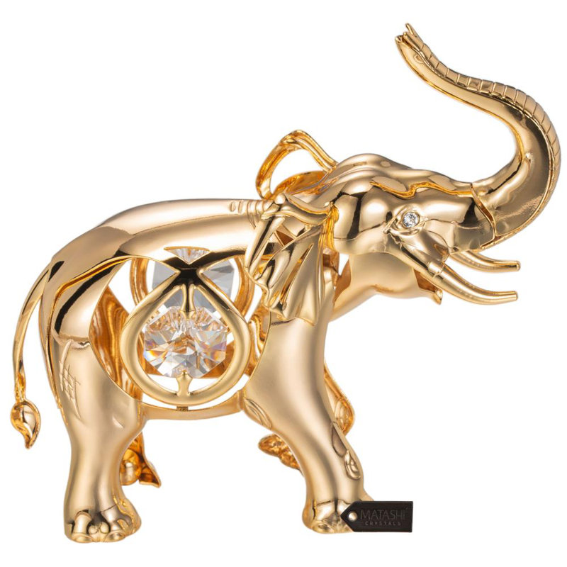 Figurine éléphant, Or