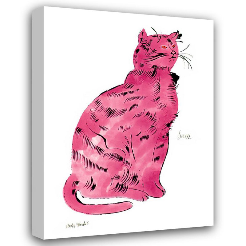 Untitled (Pink Sam), c. 1954, 24" H x 17" W