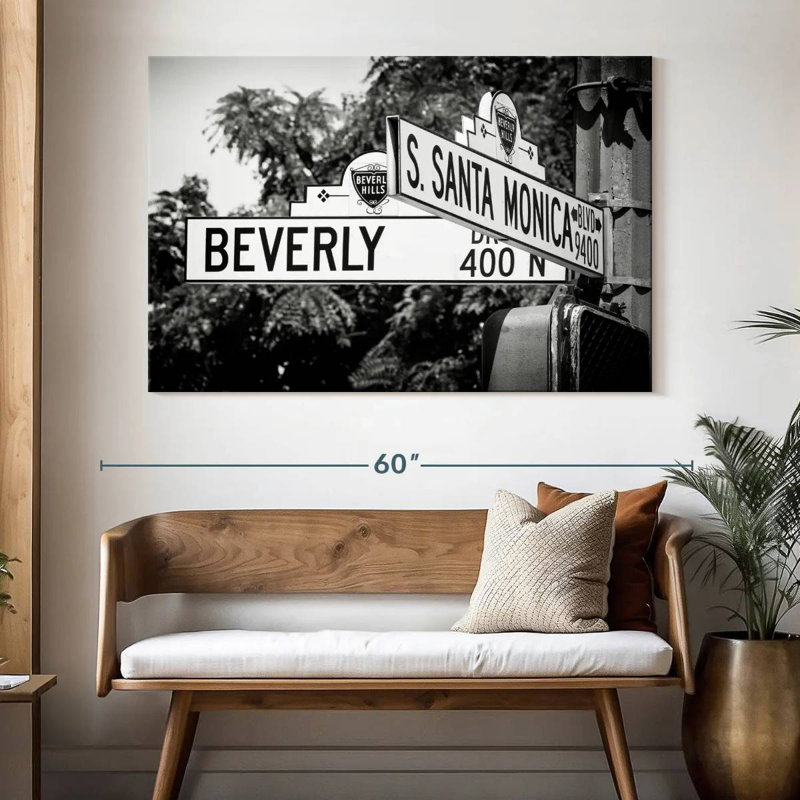 Plaque de rue Lynelle, Californie, LA, H 34 po x l 51 po