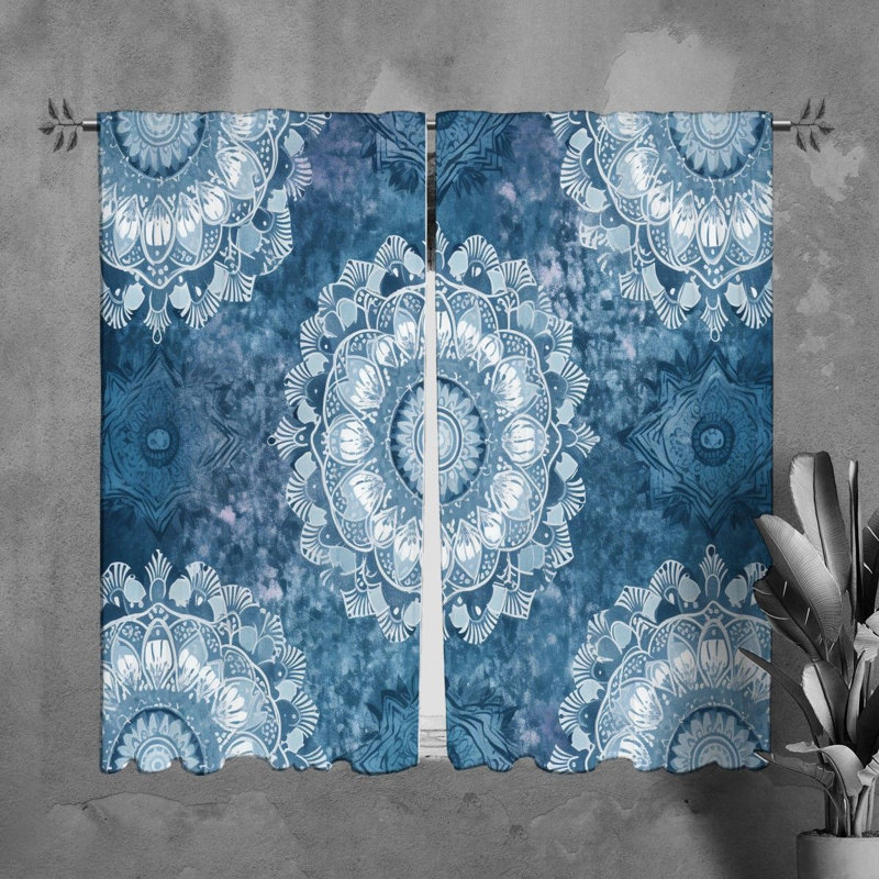 Rylieann Room Darkening Curtain Pair, 20" W x 61" L