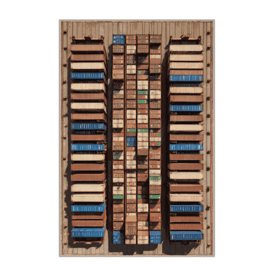 Tapis de transport brun lavable à la machine