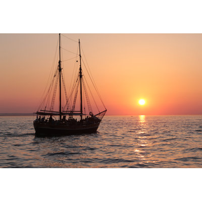 Old Ship Out To Sea by Pierrot46 - Wrapped Canvas Painting