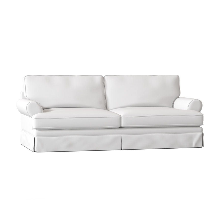 Negley 91" Rolled Arm Sofa with Reversible Cushions