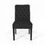 Chaise rembourrée touffetée-2038735355