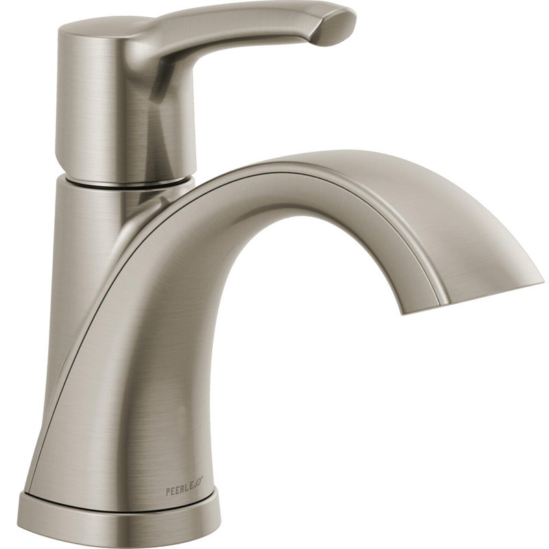 Parkwood Single-handle Bathroom Faucet with Drain Assembly, Brushed Nickel