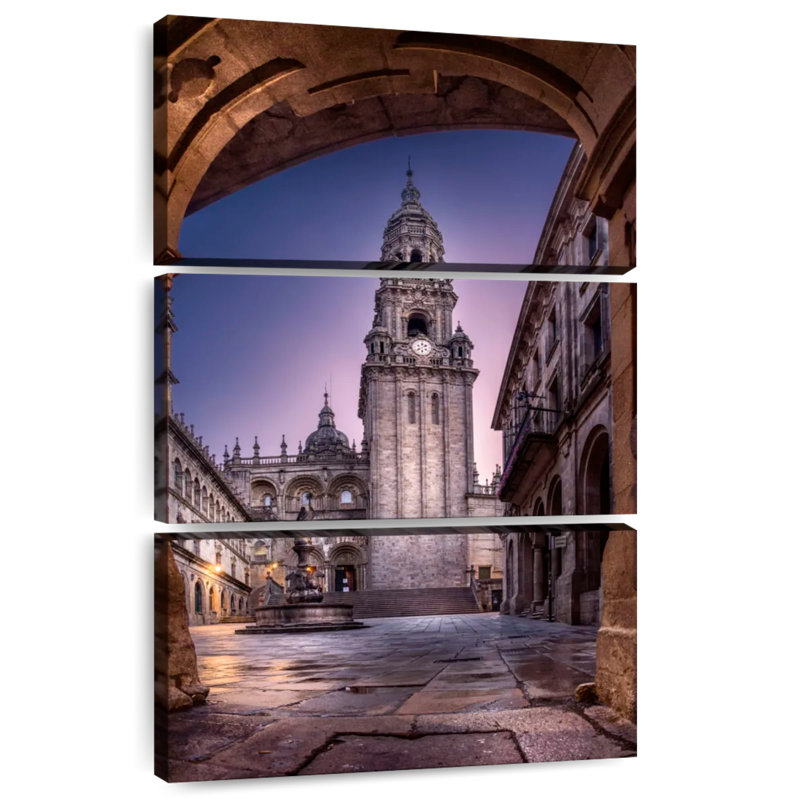 Masam Santiago De Compostela Church, 32" H x 20" W