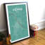 Vienna City Map - No Frame Print-1363227787