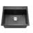 25 Inch Granite Kitchen Sink Top Mount Single Bowl Drop-In Basin For RV Bar