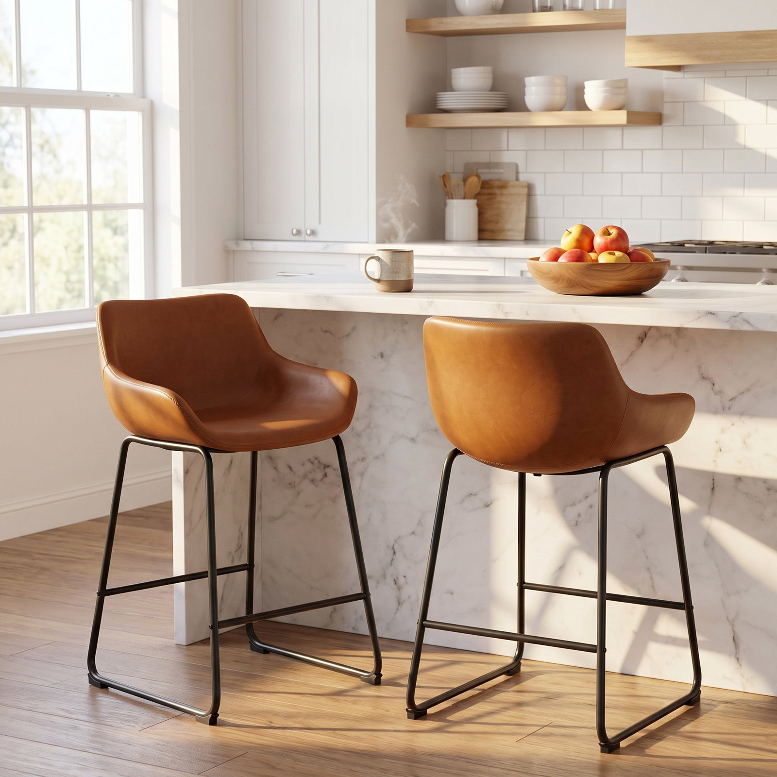 24 " Bar Stool, Brown