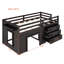 Lit mezzanine simple avec armoire et tablette-133238984