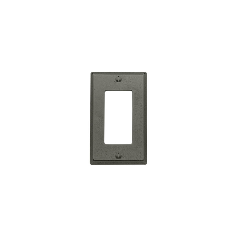 Decora Style Switch And Receptacle Cover, 4.56" H x 2.75" W x 0.31" D, White Bronze Dark