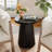 Farmhouse Round End Table with Octagonal Base-1205022710