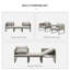 Junita Powder Coated Steel Outdoor Bench