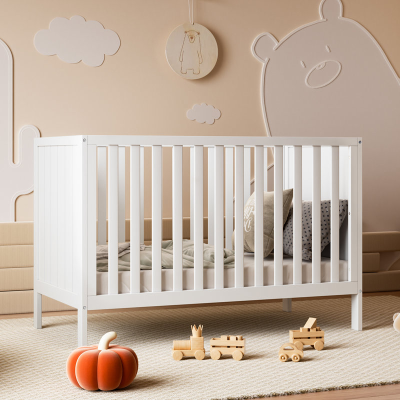  Lit de bébé convertible 4-en-1 Kerenza, Blanc
