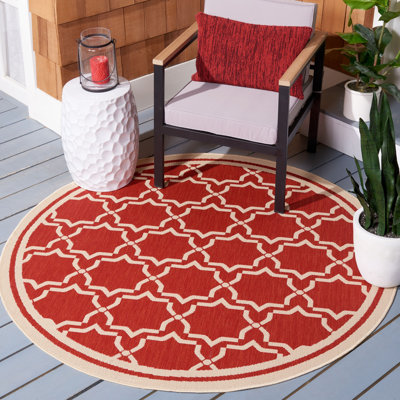 Dirks Performance Geometric Indoor/Outdoor Area Rug