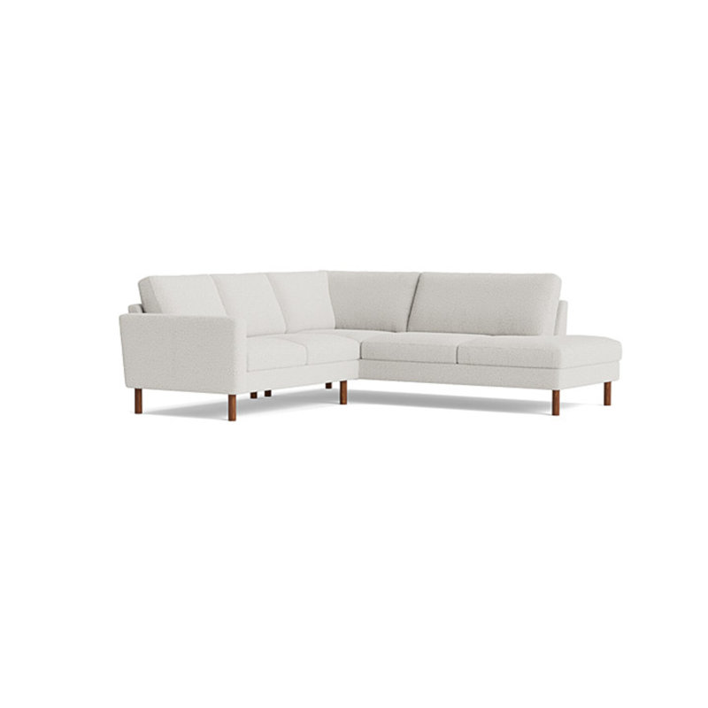 Laguna Sectional, Performance Weave - Basil, Right Hand Facing