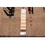 Tapis brun clair Saim 3 pi 1 po x 4 pi 8 po Saim
