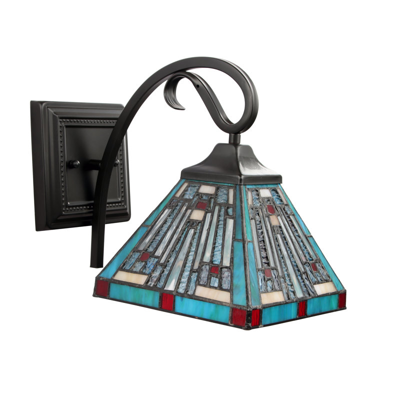 Glass Armed Sconce