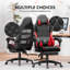 GTPLAYER GAMING CHAIR Adjustable Headrest and Adjustable Padded Armrests PC & Racing Game Chair-106239686