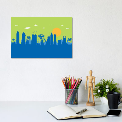 Atlanta's War - Wrapped Canvas Print