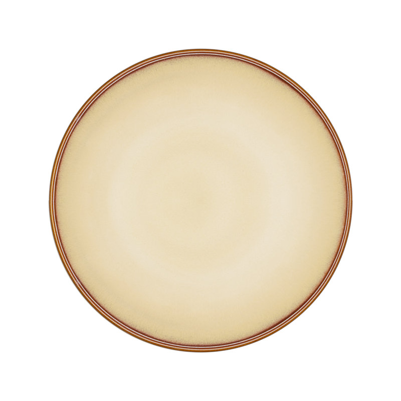 Ensemble 16 pièces de vaisselle en grès Sango Nova - Service pour 4, assiette, bol et tasse, Brun/beige