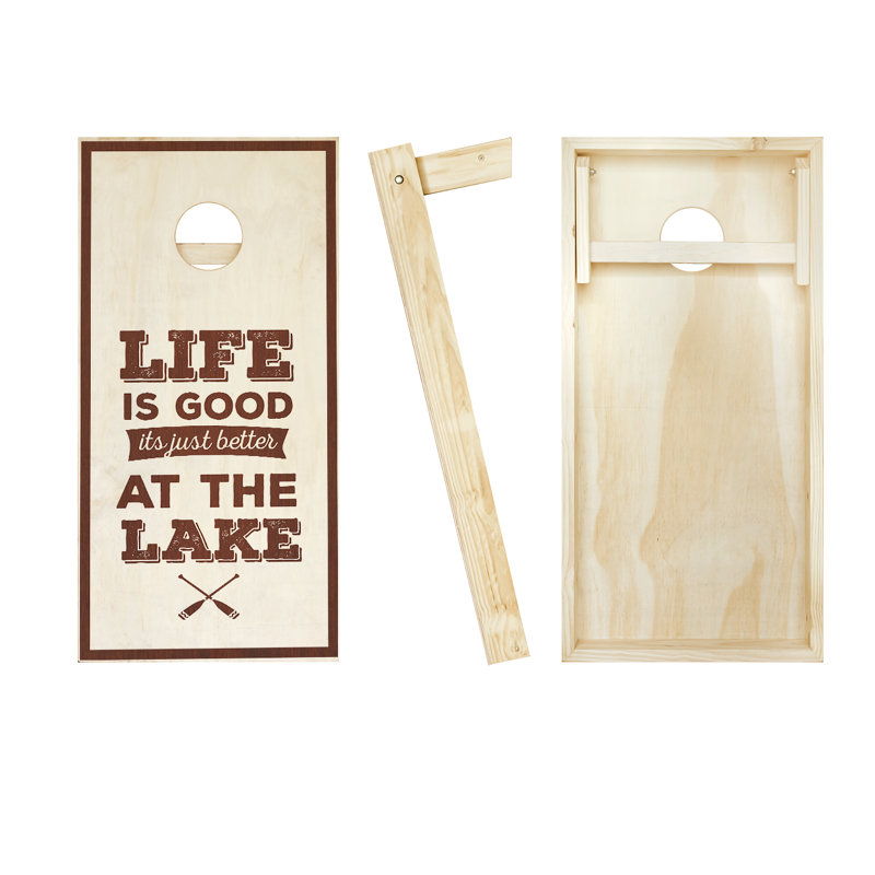 «Life Is Better At The Lake Rosewood Cornhole»