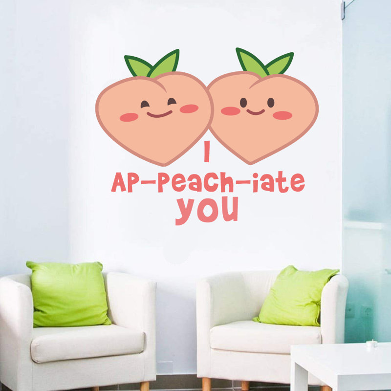 Text & Numbers Wall Decal, 16" H x 20" W