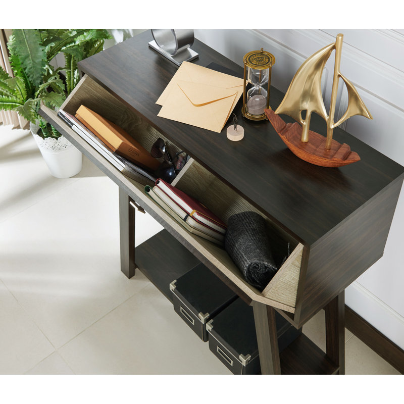 Achsah 31.5'' Console Table, Wenge