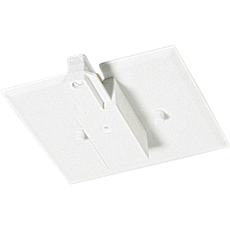 Alimentation de bout avec auvent Alpha Trak, Blanc brillant