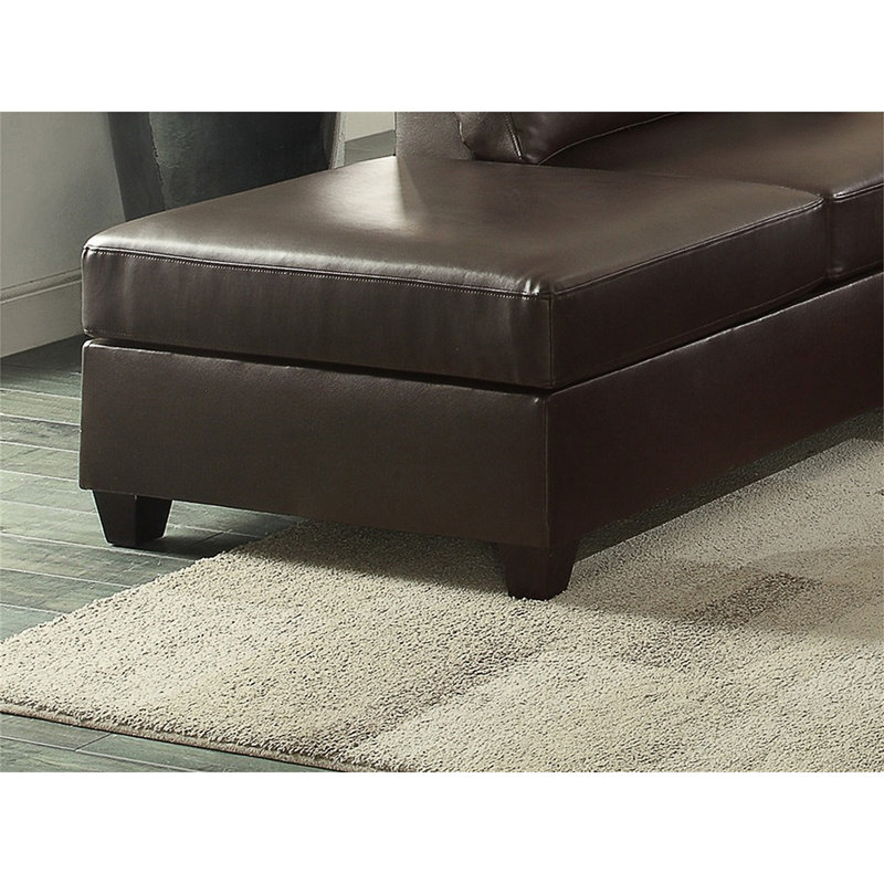 Ensemble de canapé modulaire réversible 3 pièces Contemporary