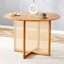 Table ronde en bois massif de style rétro campagne chinoise, caractéristique, pour la salle à manger et le bureau, facile à assembler en bois simple avec ambiance, bureaux, processus d'assemblage-118322520