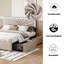 Upholstered Storage Bed with 4 Drawers-1081397610